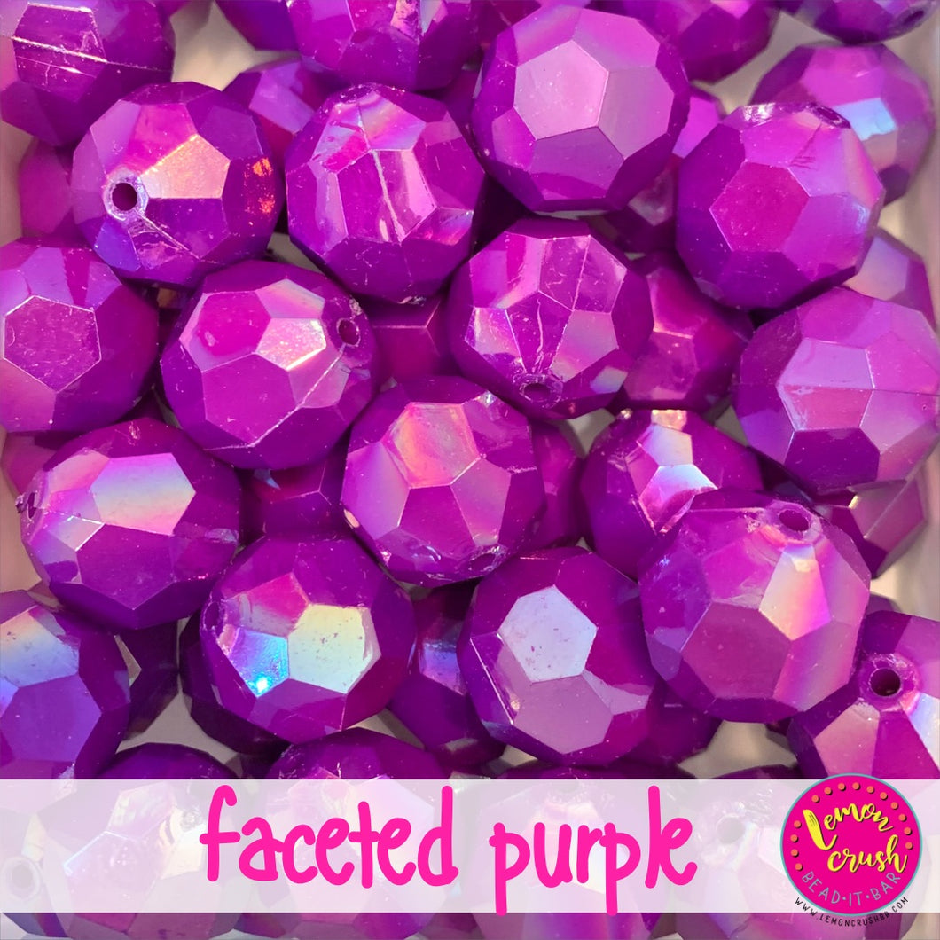 Faceted Purple