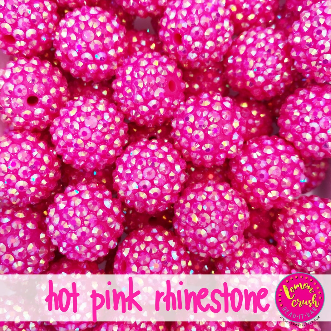 Hot Pink Rhinestone