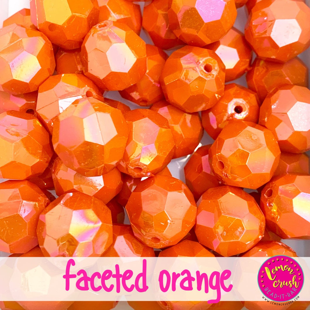 Faceted Orange