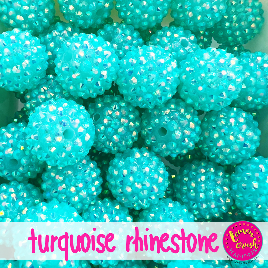 Turquoise Rhinestone