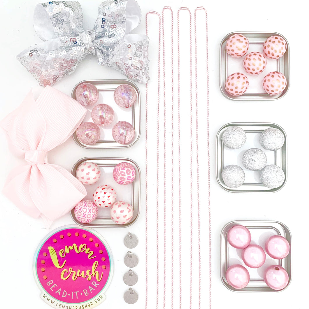 Heart Day- Pink Bead Party Mix