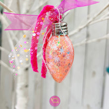 Load image into Gallery viewer, Glitter Bulb Ornament
